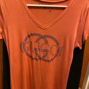 Rust Gucci shirt